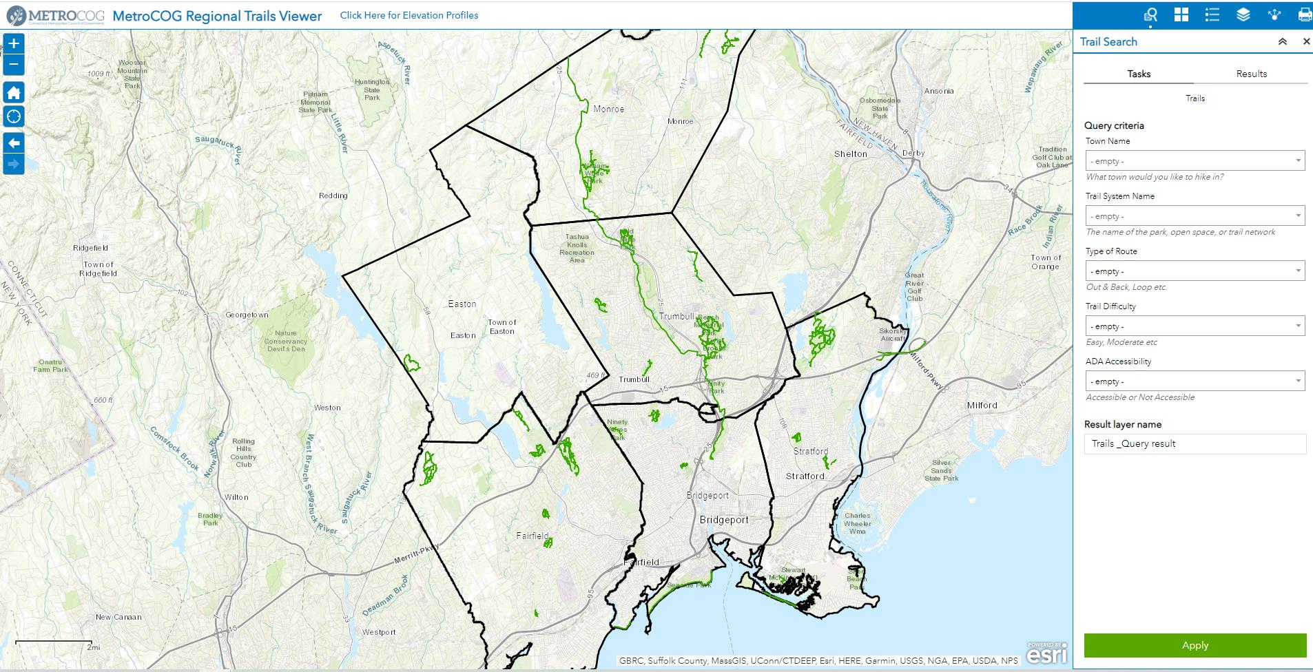 MetroCOG Region Trails Mapping Application Help Document